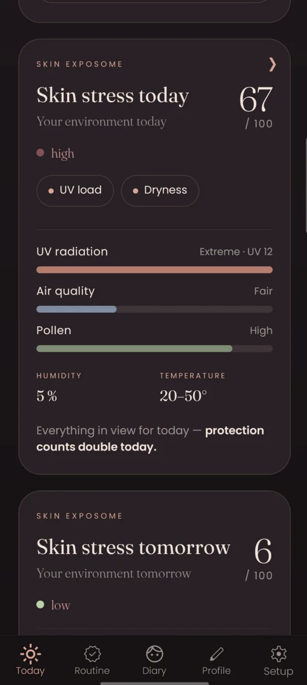 Agressions du jour : rayonnement UV, qualité de l'air et pollen
